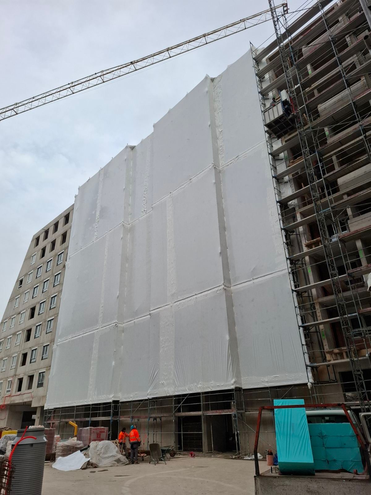 Shrink Wrap Scaffold Encapsulation 50m x 40m | Mr Shrink